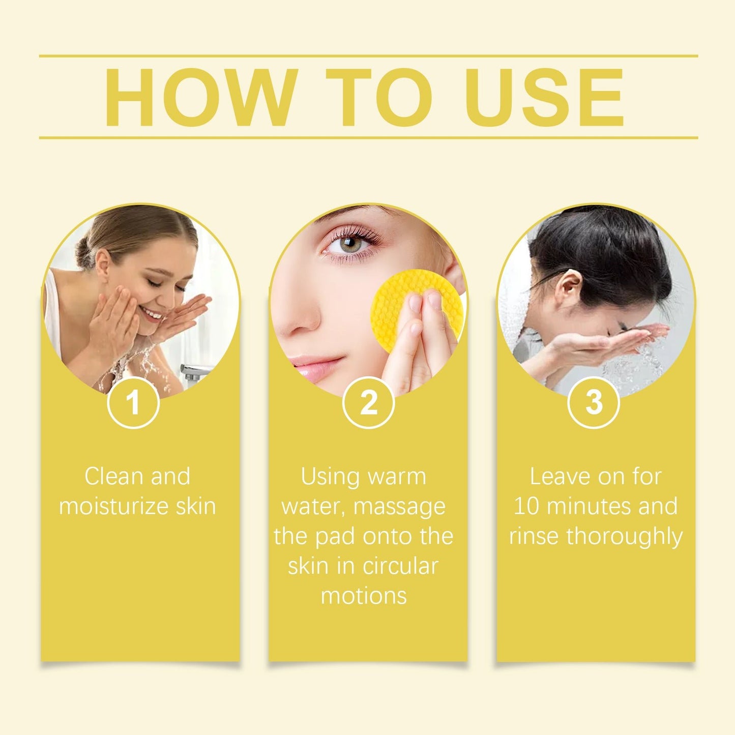 Hoygi Turmeric Kojic Acid Cleansing Pads Daily facial cleansing, brightening cleansing pads - Pics & Things