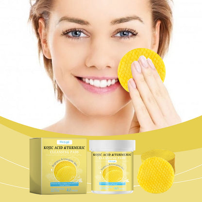 Hoygi Turmeric Kojic Acid Cleansing Pads Daily facial cleansing, Pics & Things