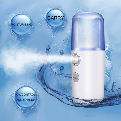 Nano Mist Facial Sprayer Beauty Instrument USB Face Steamer Moisturizing Beauty - Pics & Things