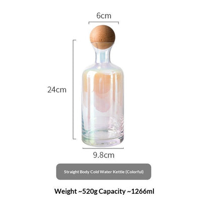 Nordic Creative Straight Transparent Glass Water Liter - Pics & Things