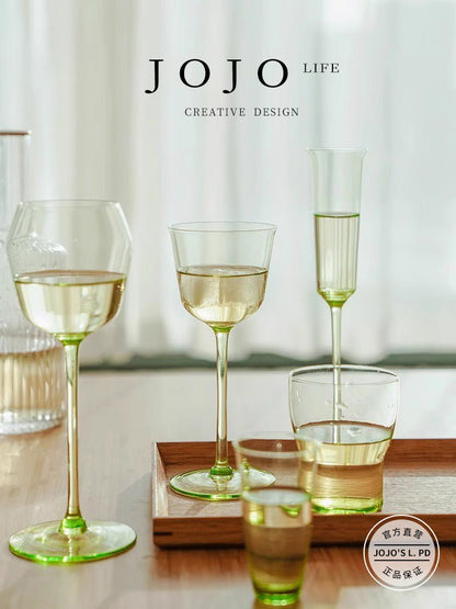 Jojo's L. Pd. Clever. Wine Set Goblet Crystal - Pics & Things