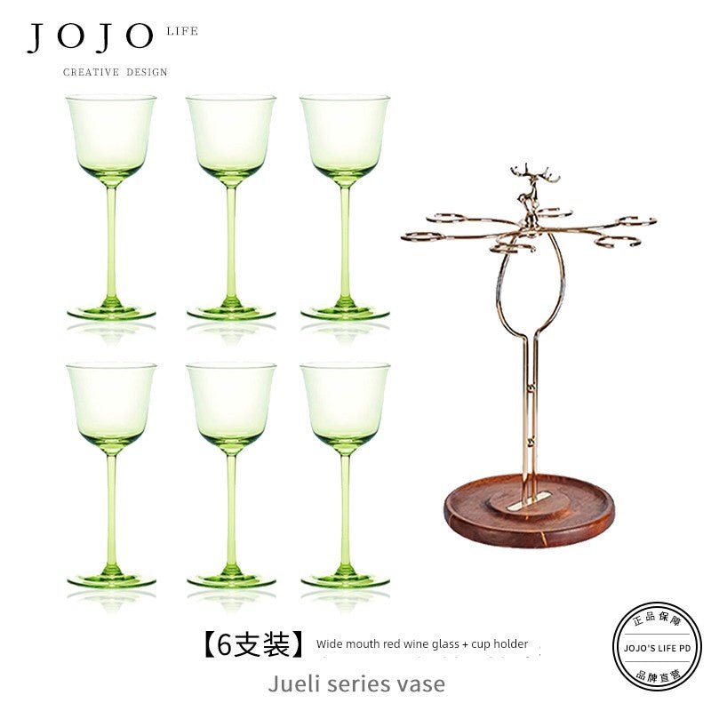 Jojo's L. Pd. Clever. Wine Set Goblet Crystal - Pics & Things