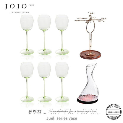 Jojo's L. Pd. Clever. Wine Set Goblet Crystal - Pics & Things
