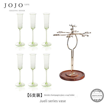 Jojo's L. Pd. Clever. Wine Set Goblet Crystal - Pics & Things