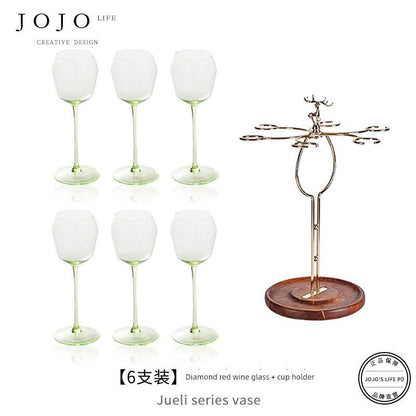Jojo's L. Pd. Clever. Wine Set Goblet Crystal - Pics & Things