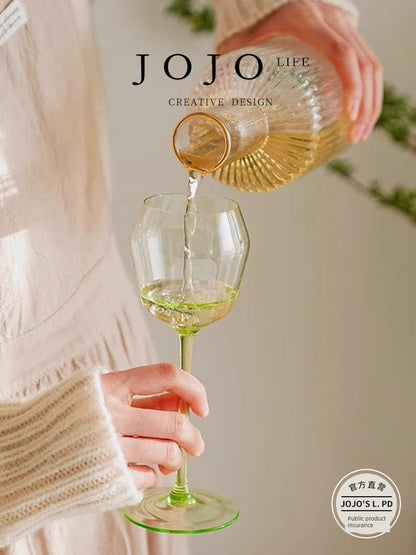 Jojo's L. Pd. Clever. Wine Set Goblet Crystal - Pics & Things