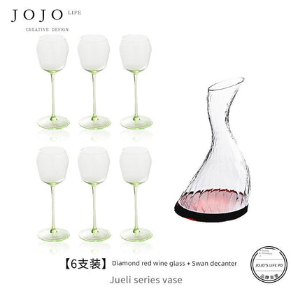 Jojo's L. Pd. Clever. Wine Set Goblet Crystal - Pics & Things