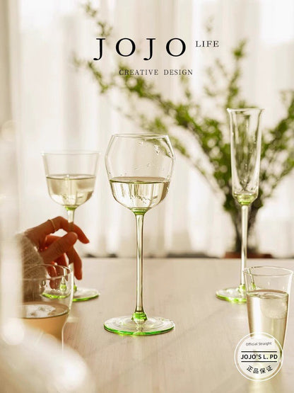 Jojo's L. Pd. Clever. Wine Set Goblet Crystal - Pics & Things