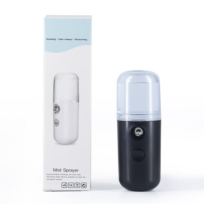 Nano Mist Facial Sprayer Beauty Instrument USB Face Steamer Moisturizing Beauty - Pics & Things