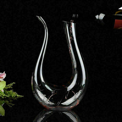 Crystal U - shaped 1500ml Wine Decanter - Pics & Things