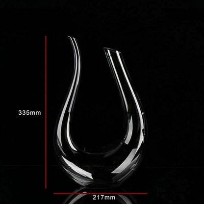 Crystal U - shaped 1500ml Wine Decanter - Pics & Things