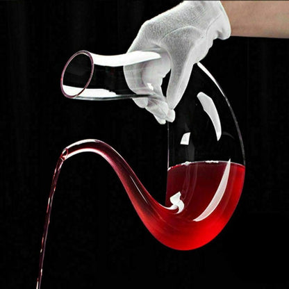 Crystal U - shaped 1500ml Wine Decanter - Pics & Things