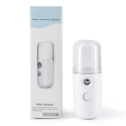 Nano Mist Facial Sprayer Beauty Instrument USB Face Steamer Moisturizing Beauty - Pics & Things